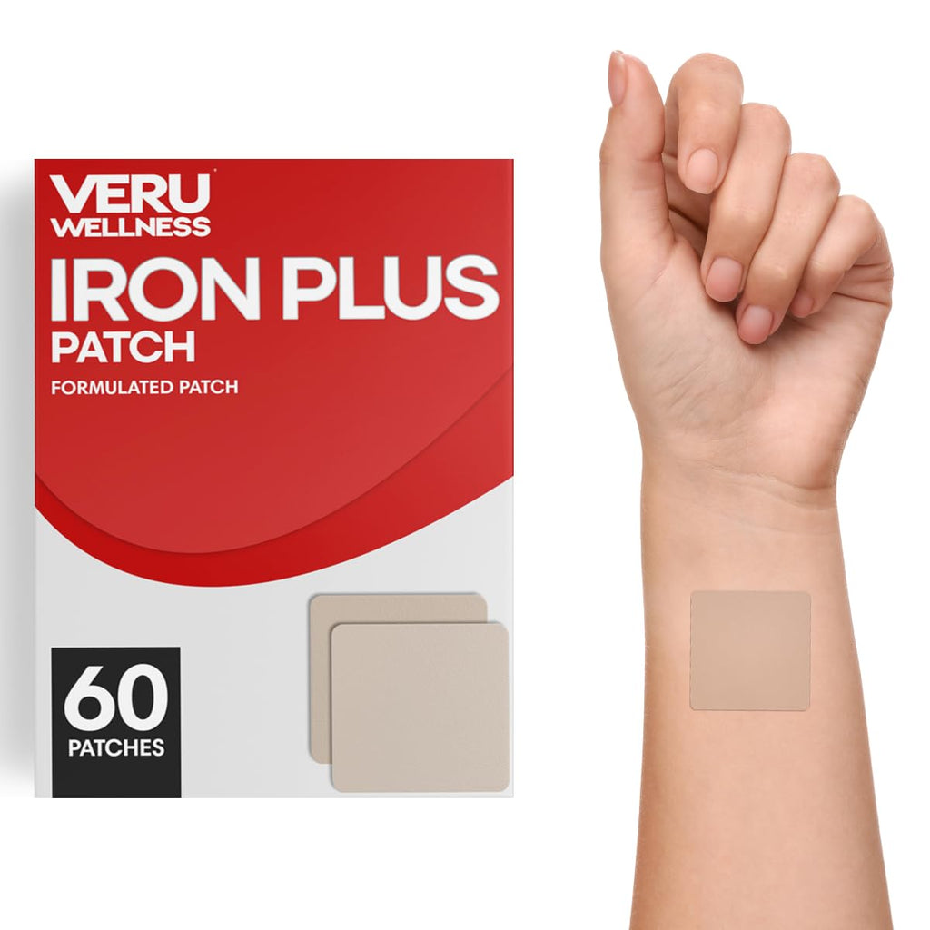 Veru Wellness Iron Plus Daily Patch - Iron Support Patch, 60 Count