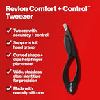 Buy now Revlon Comfort and Control Tweezer, Easy to Use Eyebrow Tool with Wide Grip, 1 count at indiglob india