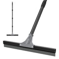 nacena Floor Squeegee with 62-in Long Adjustable Handle, Black Grey
