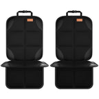 Buy now SMART ELF Car Seat Protector, 2Pack Seat Protector Protect Child Seats with Thickest Padding and Non-Slip Backing Mesh Pockets for Baby and Pet,Sedan SUV Truck (Black) at indiglob india