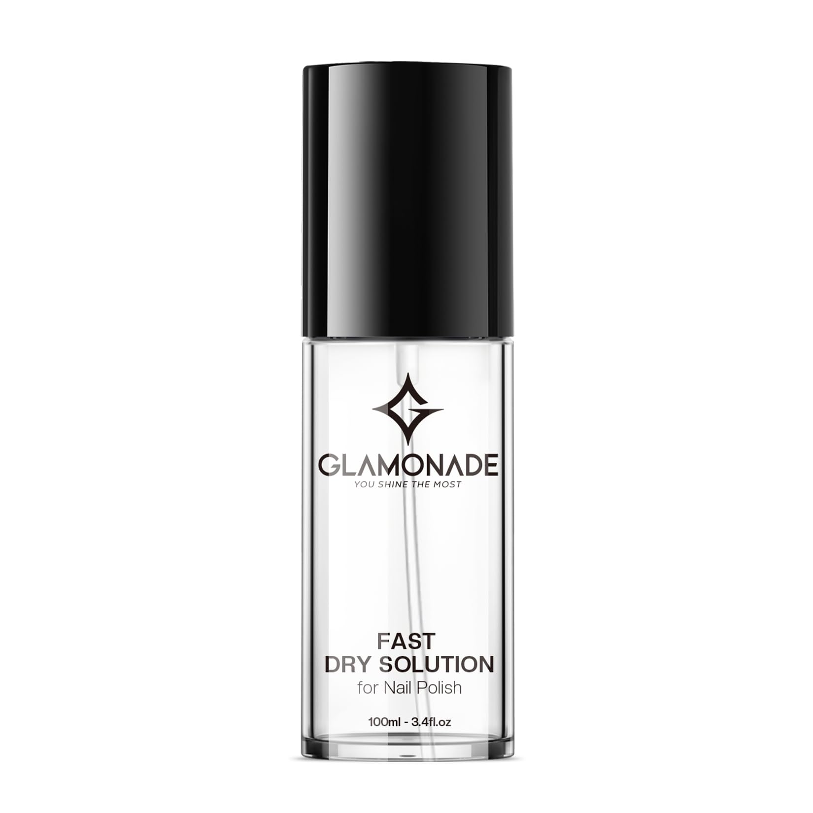 Glamonade Base Top Coat Nail Polish: Clear Quick Dry Nail Polish High Shine Long Lasting Glossy Regular Nail Lacquer Air Dry Fast Base Coat for Women Gift Nail Art Manicure Salon Quality