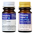 Buy now Potable Aqua Water Purification Tablets With PA Plus - Two 50 count Bottles at indiglob india