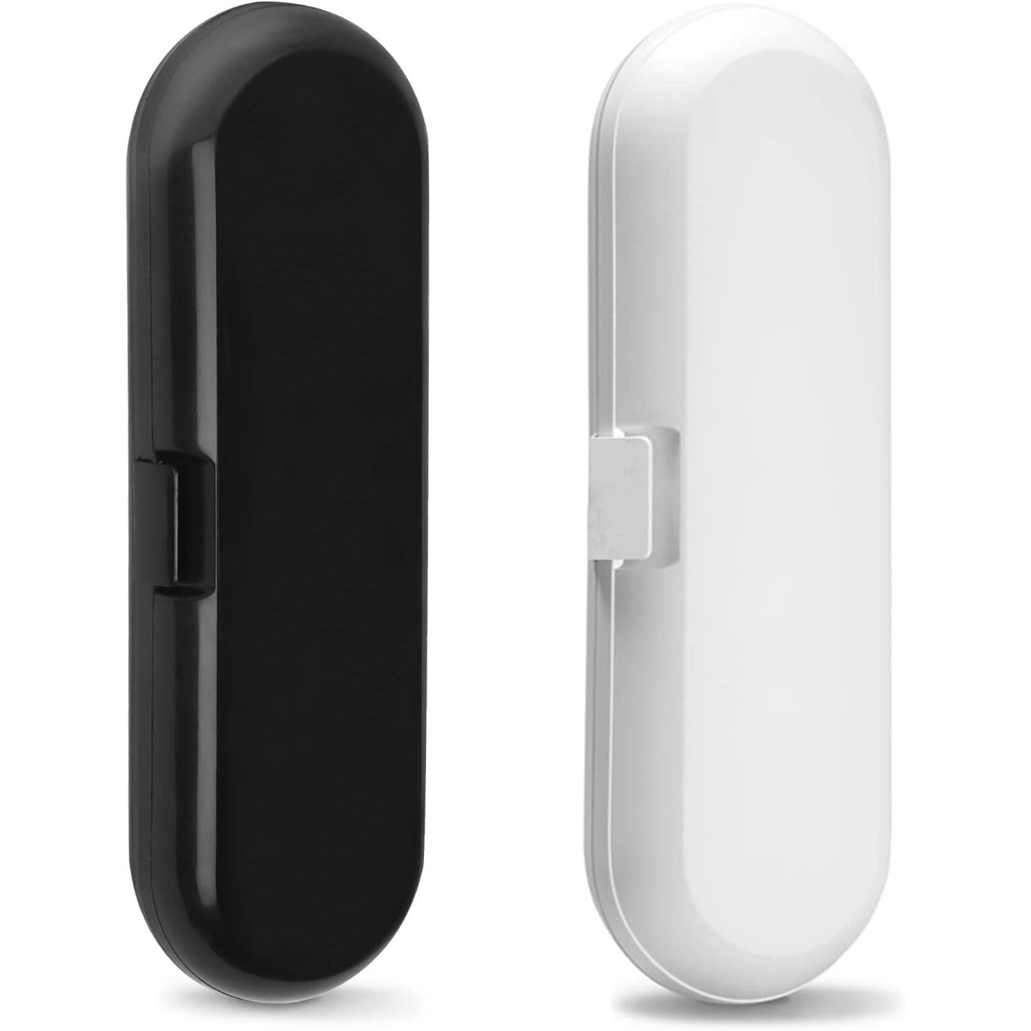 Buy now Fowecelt 2 Pack Electric Toothbrush Travel Case for Oral-B Pro and Other Electric Toothbrush, Portable Travel Toothbrush Holder (White & Clear) Black & White at indiglob india