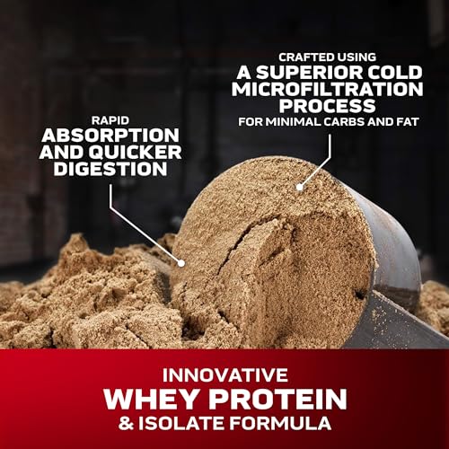 Buy now Muscletech Whey Protein Powder (Double Rich Chocolate, 5LB) - Nitro-Tech Whey Protein Isolate Smoothie Mix for Lean Muscle & Recovery - 24g of Whey Gold Protein for Women & Men - Packaging May Vary at indiglob india