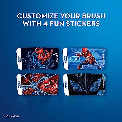 Buy now Oral-B Kids Electric Toothbrush Featuring Marvel's Spiderman, for Kids 3+ at indiglob india