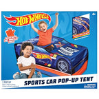 Buy now Hot Wheelsƒ?› Pop Up Play Tent, Playhouse for Boys, Race Car Tent with Connections for Hot Wheels Tracks, Indoor Playspace with Roll-Up Door & Roof Opening, Easy Setup, Folds Flat for Storage at indiglob india