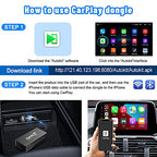 Buy now CarlinKit Wired CarPlay Dongle Android Auto for Car Radio with Android System Version 4.4.2 and Above, Install The AutoKit App in The Car System, Dongle Connect The Car's AutoKit App to get CarPlay at indiglob india