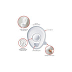 Buy now Skip Hop Toddler Potty Training Seat, Easy Store,2.4"L x 12.85"W at indiglob india