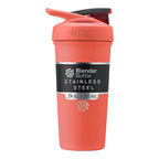 Buy now BlenderBottle Strada Shaker Cup Insulated Stainless Steel Water Bottle with Wire Whisk, 24-Ounce, Black at indiglob india