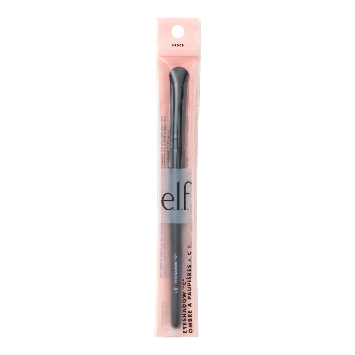 e.l.f. Eyeshadow "C" Brush, Curved Eyeshadow Brush For Blending & Diffusing, Helps Create The Perfect Smoky Eye, Vegan & Cruelty-Free