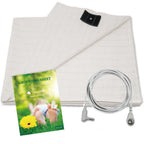 Buy now Grounding Sheet with 15ft Cord, Premium Cotton & Pure Silver Fiber Blend for Enhanced Sleep, Eco-Friendly Fabric (Crib Size, 52x27 Inches) – Promotes Wellness & Relaxation 52x27 inch at indiglob india