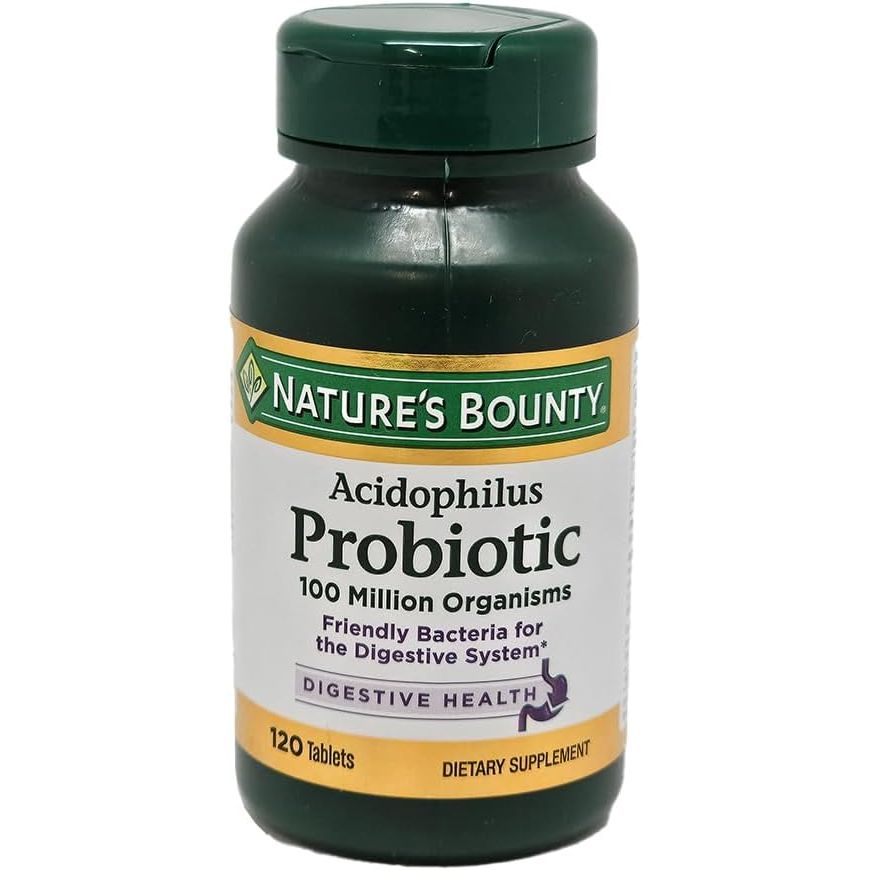 Buy now Nature's Bounty Probiotic Acidophilus Tablets, 120 tablets 120 Count (Pack of 1) Acidophilus Probiotic at indiglob india