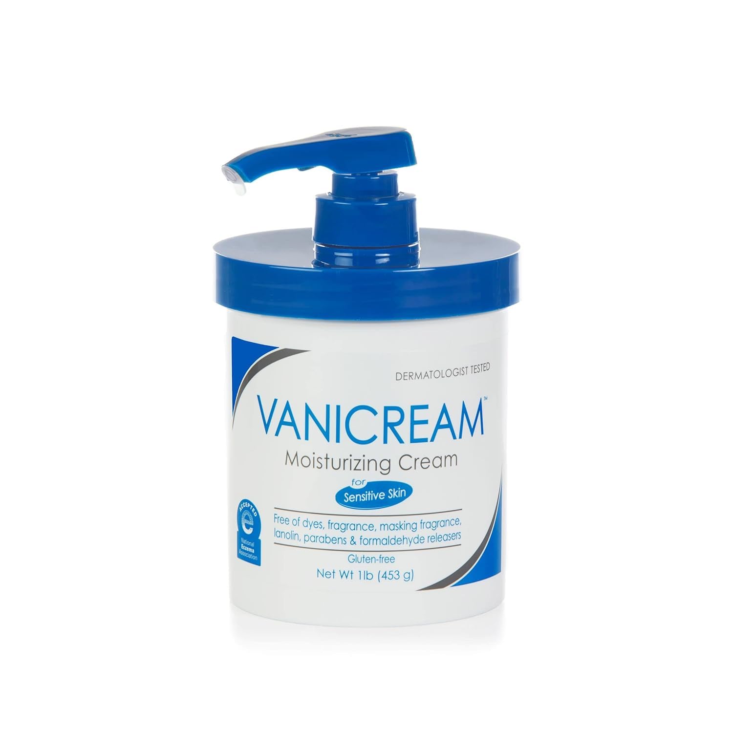 Buy now Vanicream Moisturizing Skin Cream with Pump Dispenser - 16 fl oz (1 lb) - Moisturizer Formulated Without Common Irritants for Those with Sensitive Skin 16 Ounce (Pack of 1) Moisturizing Skin Cream at indiglob india