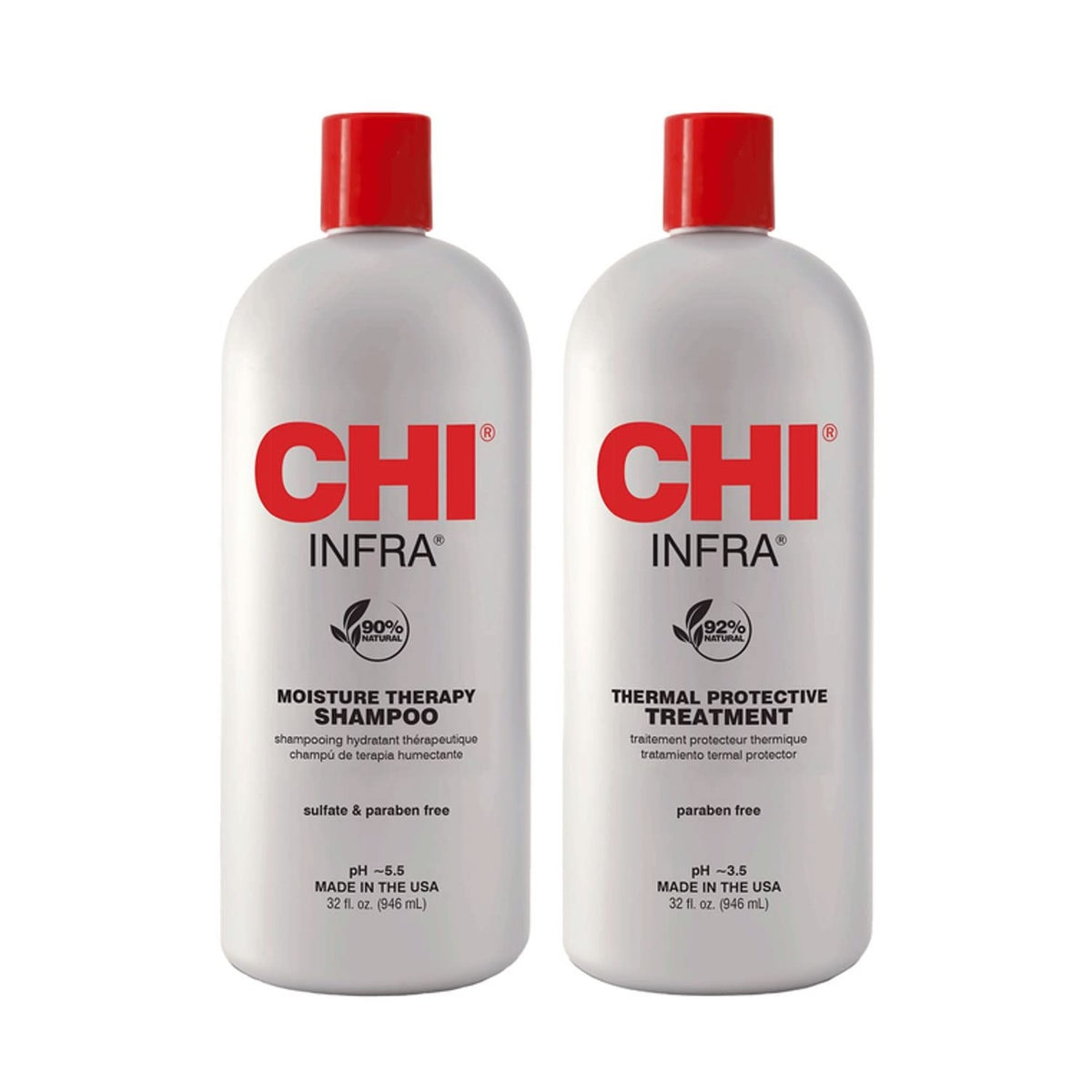 Infra Shampoo & Treatment 32oz Duo Set