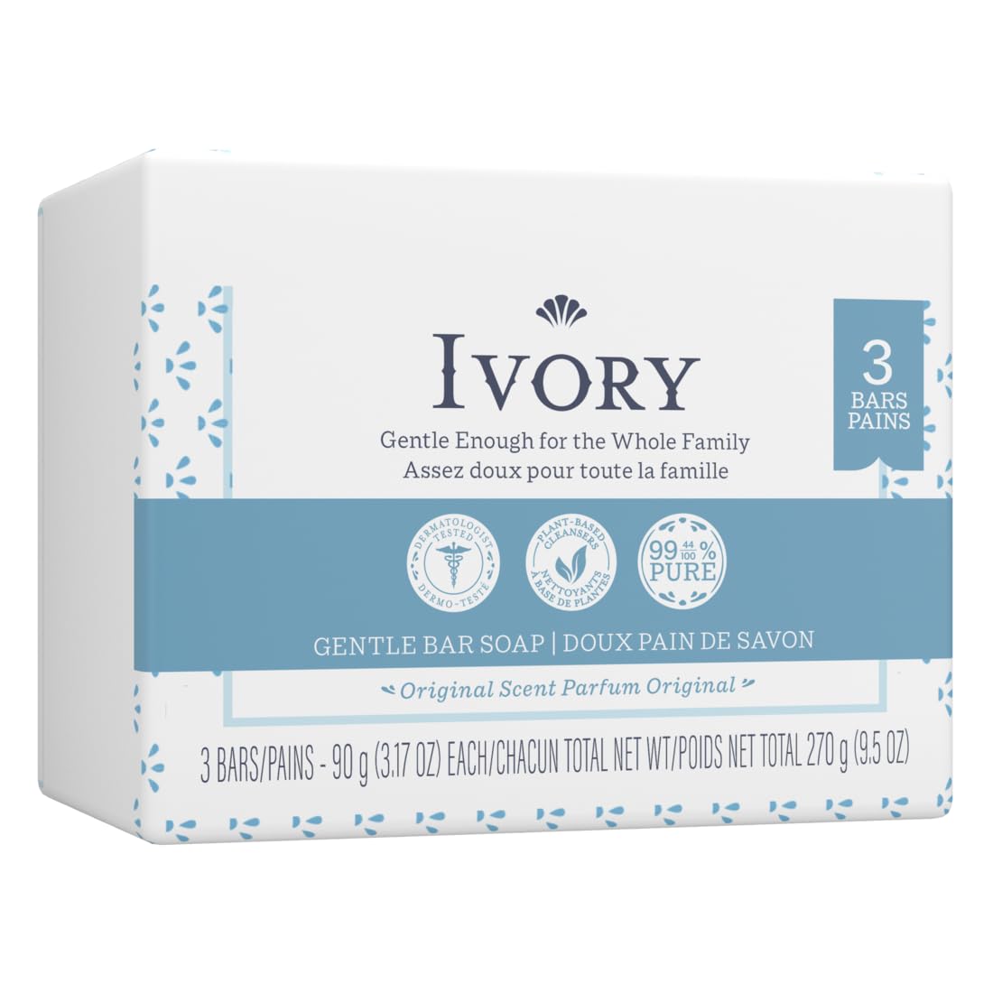 Buy now Ivory Soap Personal Bar 3.1 Ounce, Pack of 3 at indiglob india