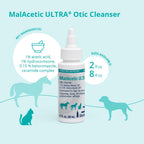 Otic Cleanser for Dogs, Cats and Horses, 2 FL Oz