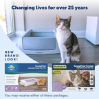 Buy now PetSafe ScoopFree Disposable Crystal Cat Litter Tray - Easy Cleaning Box - Refill Tray for Electric Litter Box - Fragrance Free - 4.3 lb Bags - 6 Pack at indiglob india