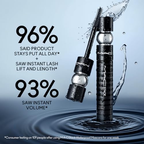 Buy now MAC Stack Superstack Mega Brush Waterproof Mascara - Black Stack by MAC for Women - 0.41 oz Mascara at indiglob india