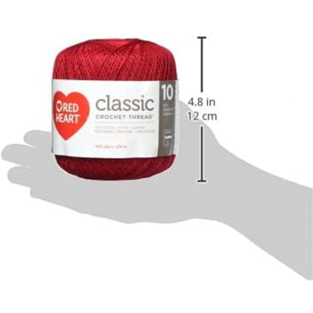 Buy now Red Heart Crochet Thread Yarn, 300 Yards, Victory Red, 1 Count (Pack of 1) at indiglob india