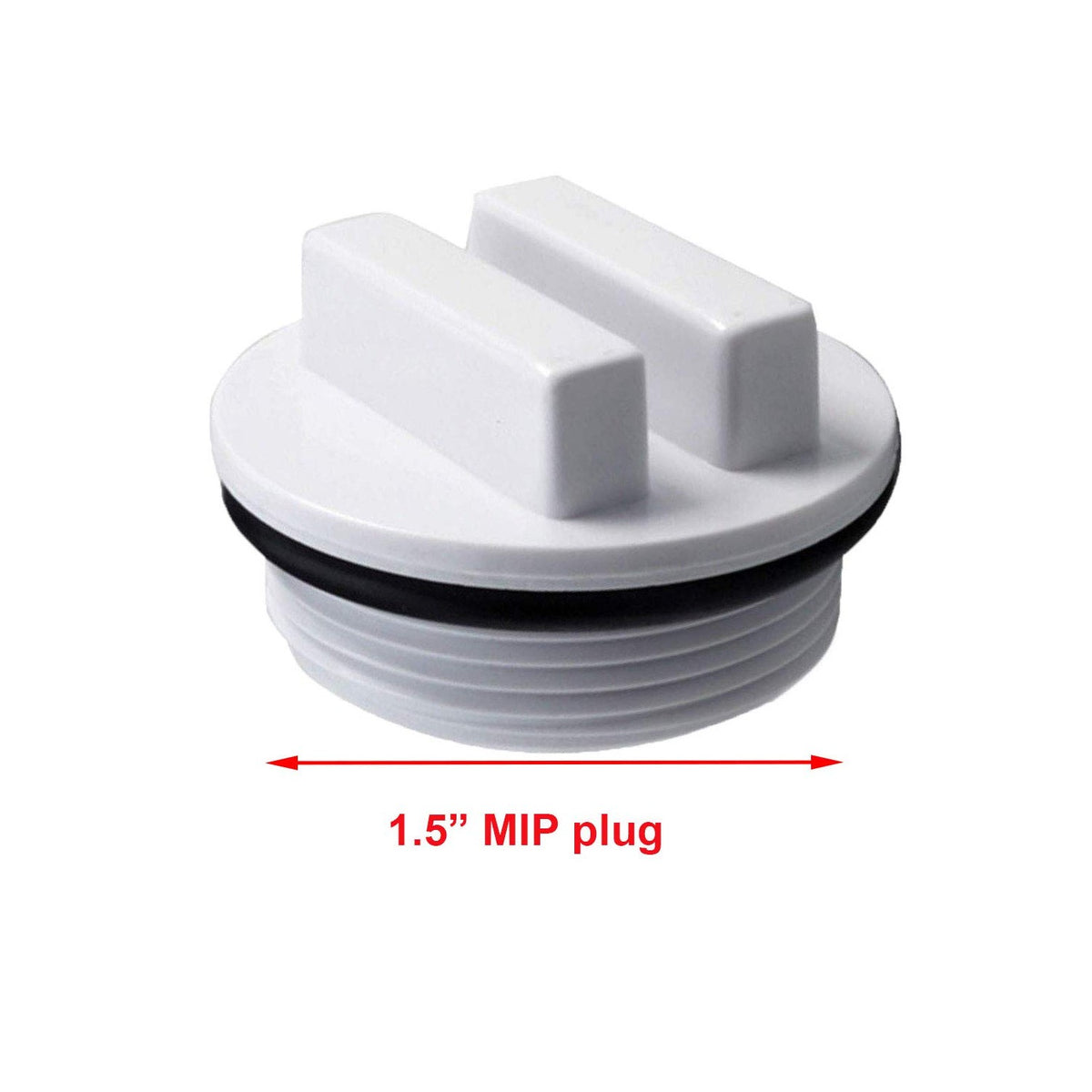 ATIE 1.5" Threaded Pool Spa Return Line Winterizing Plug & Filter Drain Plug SP1022C with O-Ring for Winterizing Pools and Most Hayward Pentair Filters (6 Pack)