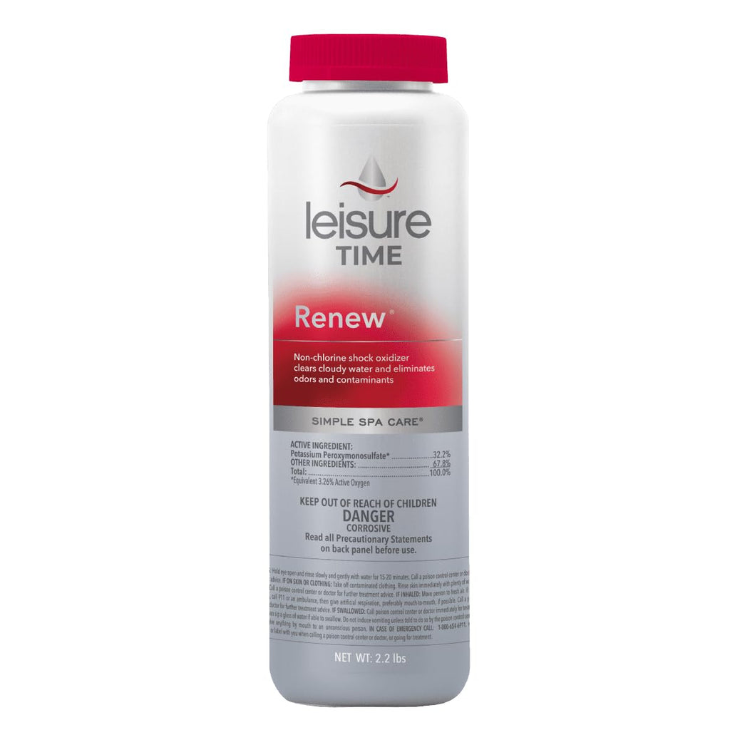 Leisure Time RENU2, Renew Non-Chlorine Shock Treatment, 2.2 lbs