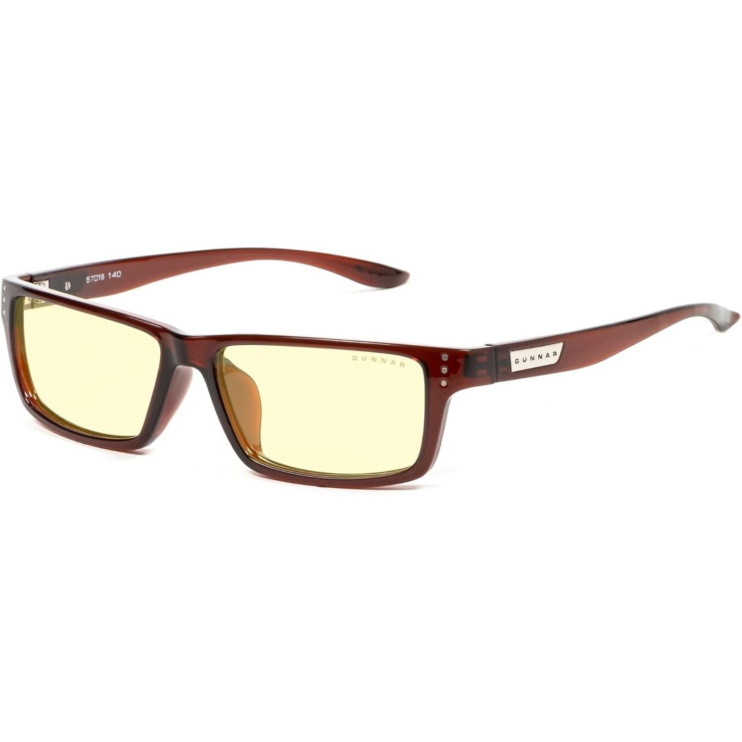 Buy now GUNNAR - Premium Gaming and Computer Glasses - Blocks Blue Light - Riot Espresso Amber at indiglob india