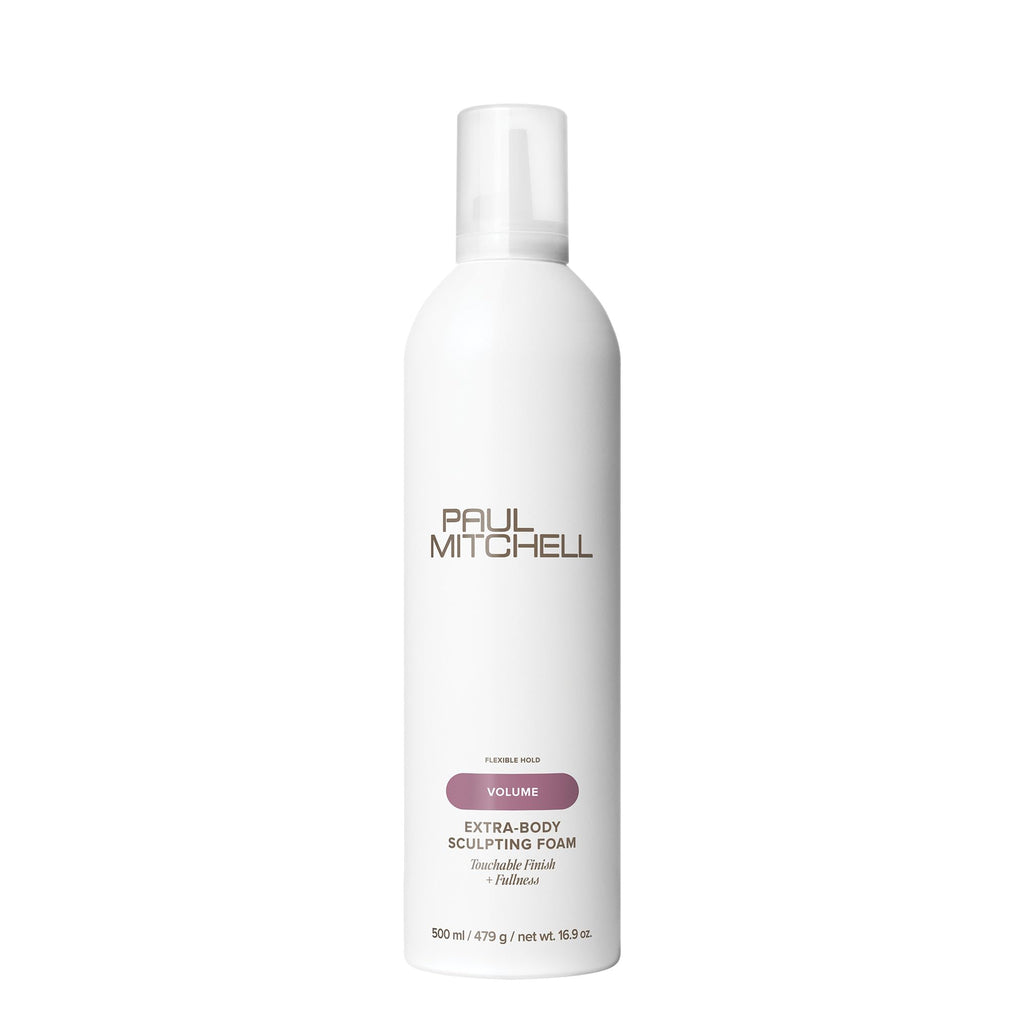 Paul Mitchell Extra-Body Sculpting Foam, Adds Fullness, Touchable Finish, For Fine Hair