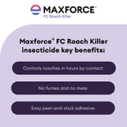 Maxforce FC Select Roach Gel Bait 4 x 30 gram reservoirs | Convenient Cockroach Bait Gel Syringe | Indoor Crack and Crevice Control