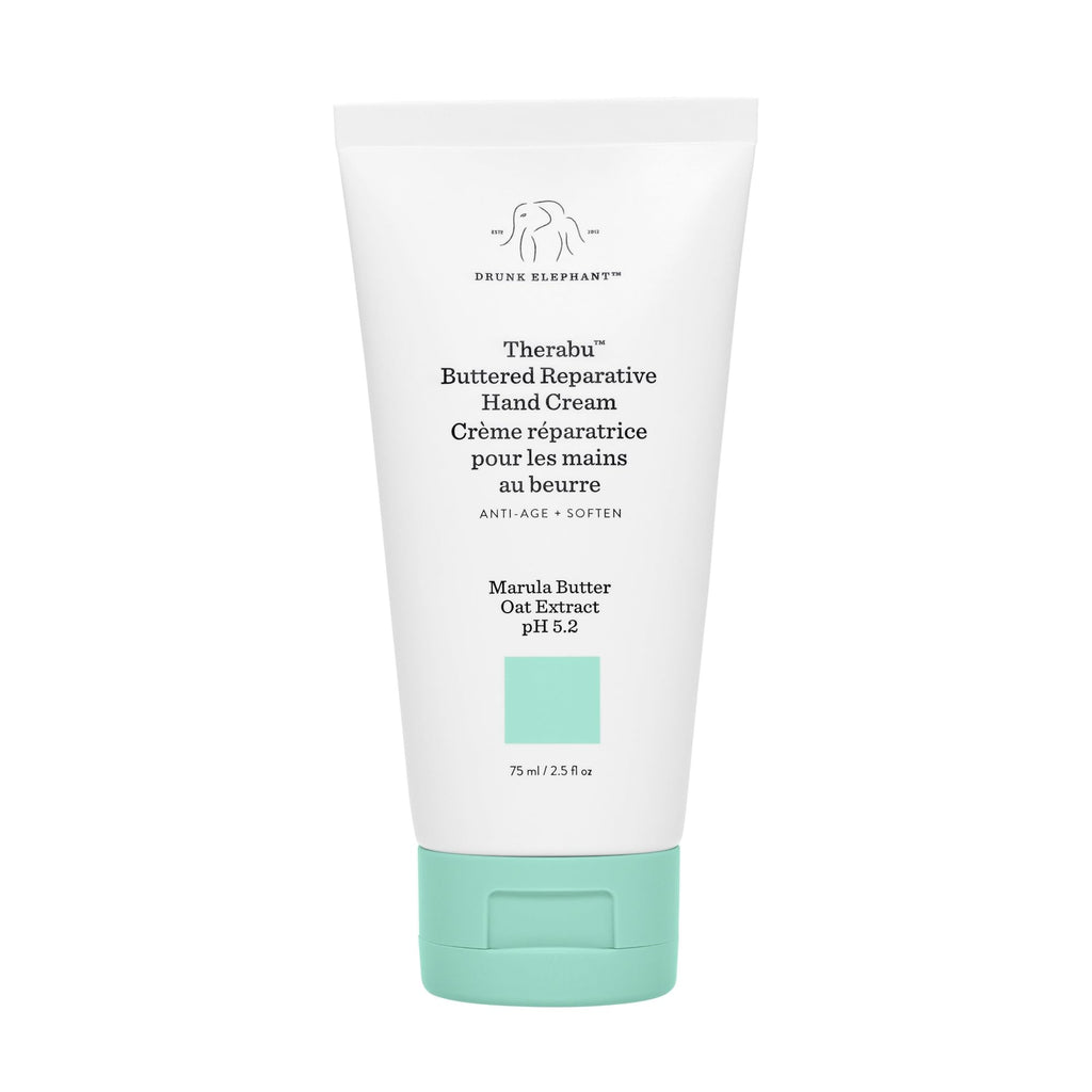 Buy now Drunk Elephant Therabu Buttered Reparative Hand Cream - 75 ml/2.5 fl oz - Hand Lotion - Clean Clinical Skincare - Cruelty-Free - Dermatologist-Tested - Free of Essential Oils, Silicones, and Fragrance at indiglob india