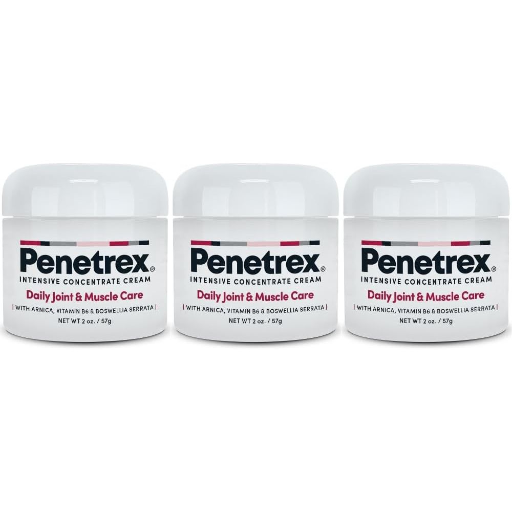 Buy now Penetrex Joint & Muscle Therapy - Soothing Muscle Rub for Back, Neck, Hands, Feet - Premium Whole Body Rub with Arnica, Vitamin B6 MSM & Boswellia - Non-Greasy 2oz Cream 2 Ounce (Pack of 3) at indiglob india