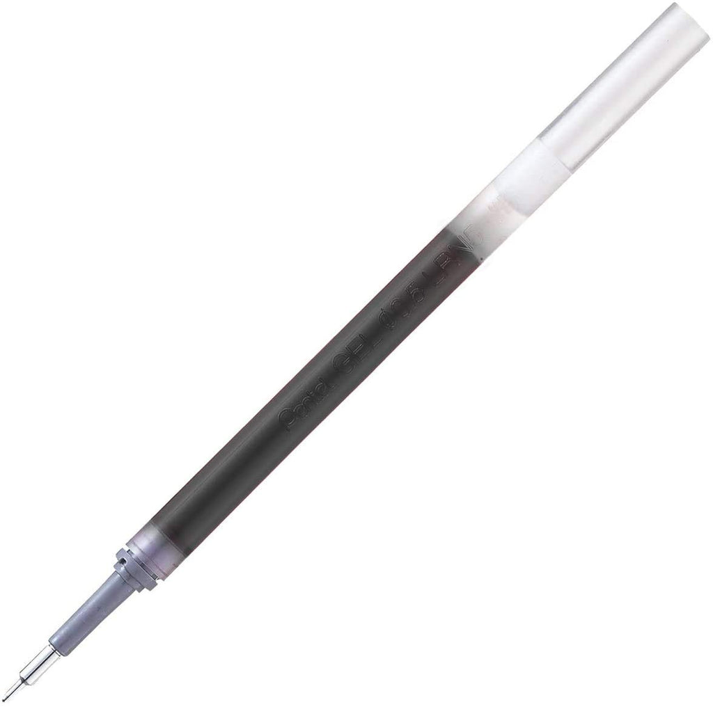 Pentel Refill Ink for EnerGel Liquid Gel Pen, (0.5mm), Fine Line, Needle Tip, Black Ink, Box of 12 (LRN5-A)