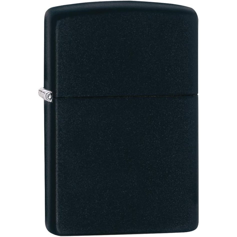 Buy now Zippo 218 Classic Black Matte Pocket Lighter Black No Logo at indiglob india