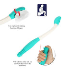 Buy now Bottom Bum Wiper, 15.7" Long Handle Toilet Aids Tools, Reach Comfort Bottom Wiper Holder Toilet Paper Tissue Grip Self Wipe Aid Helper Pre-Moistened Wipes at indiglob india