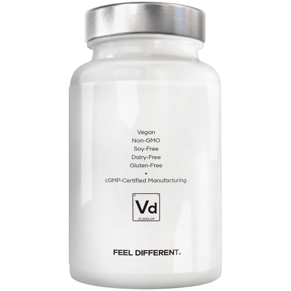 Amen Vitamin D3 5000 IU, K2, Zinc, Organic Whole Food, 60 Capsules