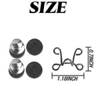 RONYOUNG 60PCS Pant Waist Tightener, Adjustable Buckle Set Jean Buttons for Loose Jeans Pants Clips for Waist Pins No Sewing Brooch Tightening Waistband Tightener for Pants Jeans Skirts (10sets)