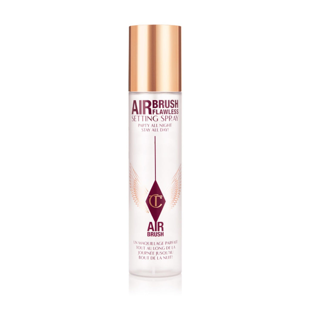 Charlotte Tilbury Airbrush Flawless Setting Spray - Ultra-Fine Hydrating Mist to Prime & Set Makeup Up to 16Hr – Soothes and Blurs Skin, Waterproof, Wedding Makeup