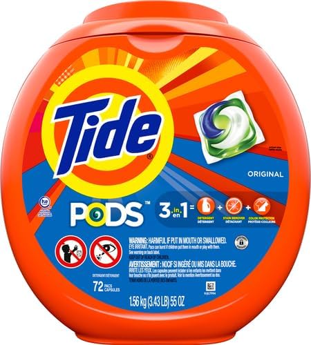 Buy now Tide PODS Original Scent HE Turbo Laundry Detergent Pacs, 72 Count at indiglob india