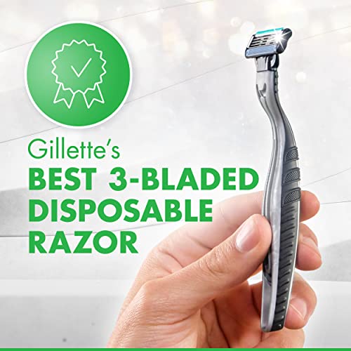 Buy now Gillette Mach3 Sensitive Razors for Men, Menâ€™s Disposable Razors, Pivoting Head for Close and Comfortable Shave, 7 Count at indiglob india
