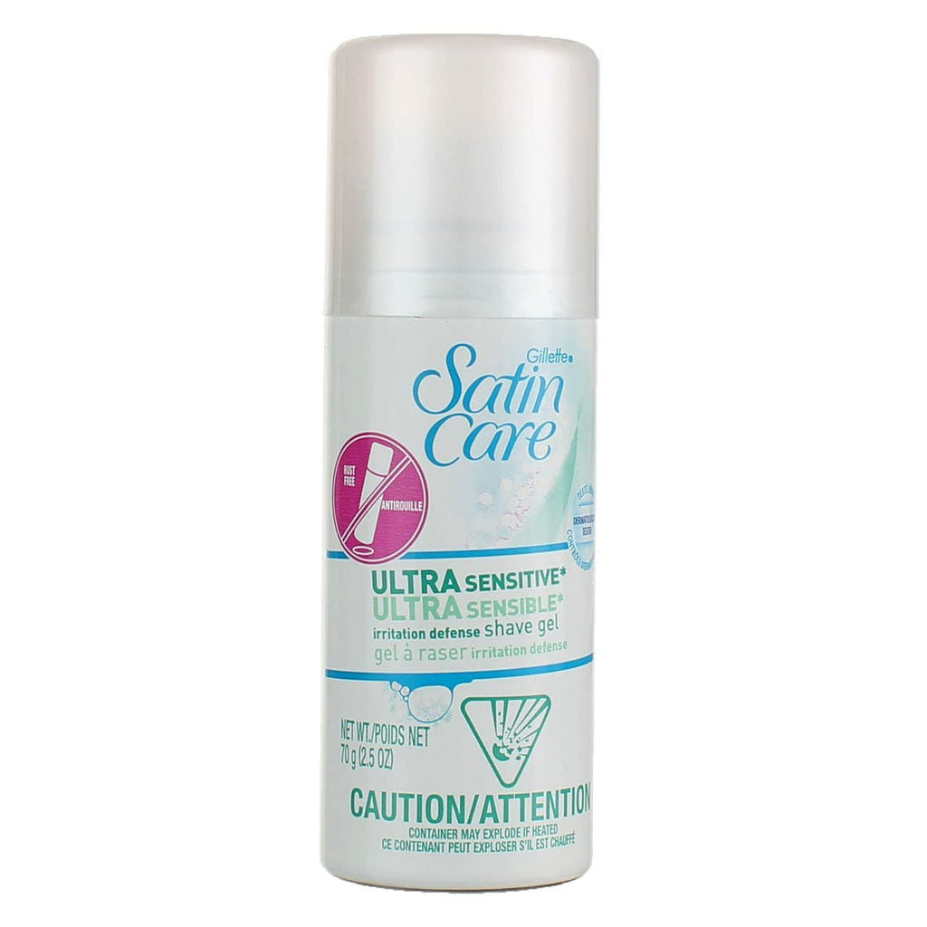 Buy now Gillette Satin Care Ultra Sensitive Irritation Defense Shave Gel, 2.5 Oz at indiglob india