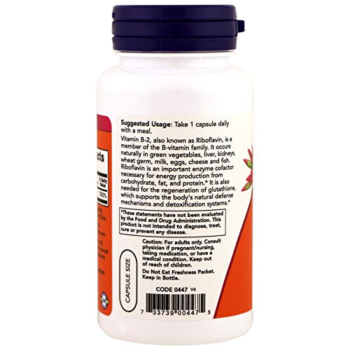 Buy now NOW Foods 2 Pack B-2, 100 mg, 100 Capsules at indiglob india