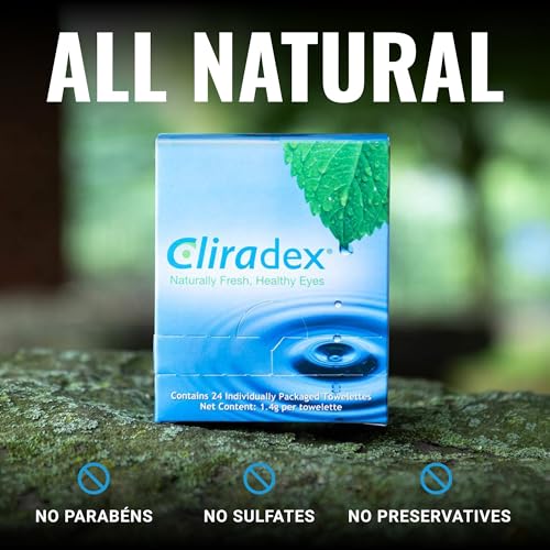 Buy now Towelettes - Natural Face, Eyelash & Eyelid Cleanser - Wipes for Demodex, Blepharitis, Mgd and Red Irritated Eye Lid - Tea Tree Oil Extract. at indiglob india