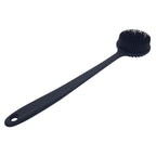 Buy now DNC Back Scrubber for Shower Soft Silicone Bath Body Brush with Long Handle (Black) at indiglob india