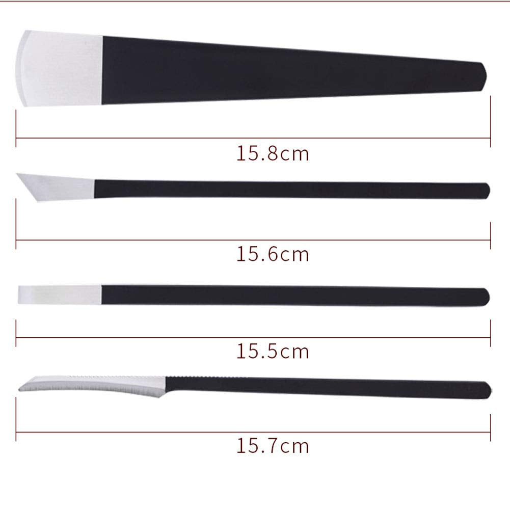 Buy now Pedicure Knife Set, 4Pcs Professional Stainless Steel Ingrown Toenail Knife Tools with Storage Bag Nail Knives Cuticle Remover for Feet Ingrown Toe Nail Correction Pedicure Tools Kit at indiglob india