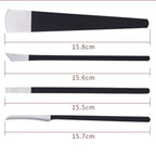 Buy now Pedicure Knife Set, 4Pcs Professional Stainless Steel Ingrown Toenail Knife Tools with Storage Bag Nail Knives Cuticle Remover for Feet Ingrown Toe Nail Correction Pedicure Tools Kit at indiglob india