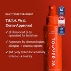 Buy now Tower 28 SOS Daily Rescue Facial Spray - Hypochlorous Acid Spray to Help Reduce Redness, Calm Irritation + Alleviate Flare-Ups - Purifying Travel Size Face Toner - Everyday Skin Care Essential (1 oz) at indiglob india