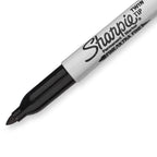 Sharpie Twin Tip Permanent Markers, Fine and Ultra Fine, Black, 4 Count