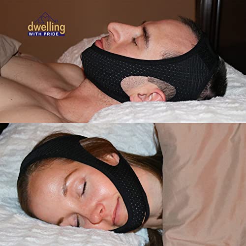 Buy now Anti Snore Chin Strap - Anti-Dry Mouth Chin Strap for CPAP Users - Stop Noise - Snoreless Sleeping Solution for Men and Women - Breathing Aid for Snoring at indiglob india