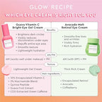 Buy now Glow Recipe Guava Vitamin C Brightening Eye Gel - Niacinamide, Peptides & Green Caffeine Gentle Under Eye Cream for Dark Circles, Puffiness & Bags - Lightweight, Hydrating, Firming - Makeup Prep, 15ml at indiglob india