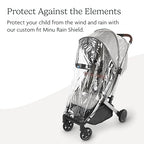 Buy now UPPAbaby Minu and Minu V2 Rain Shield/Waterproof and Windproof Coverage/Ventilated Design/Quick Attachment/Easy Access to Child at indiglob india