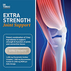 Buy now Dr. Tobias Joint Support Supplement with Glucosamine Chondroitin MSM, Supports Connective Tissue, Function & Flexibility, Extra Strength Joint Supplements for Men & Women, 240 Capsules at indiglob india